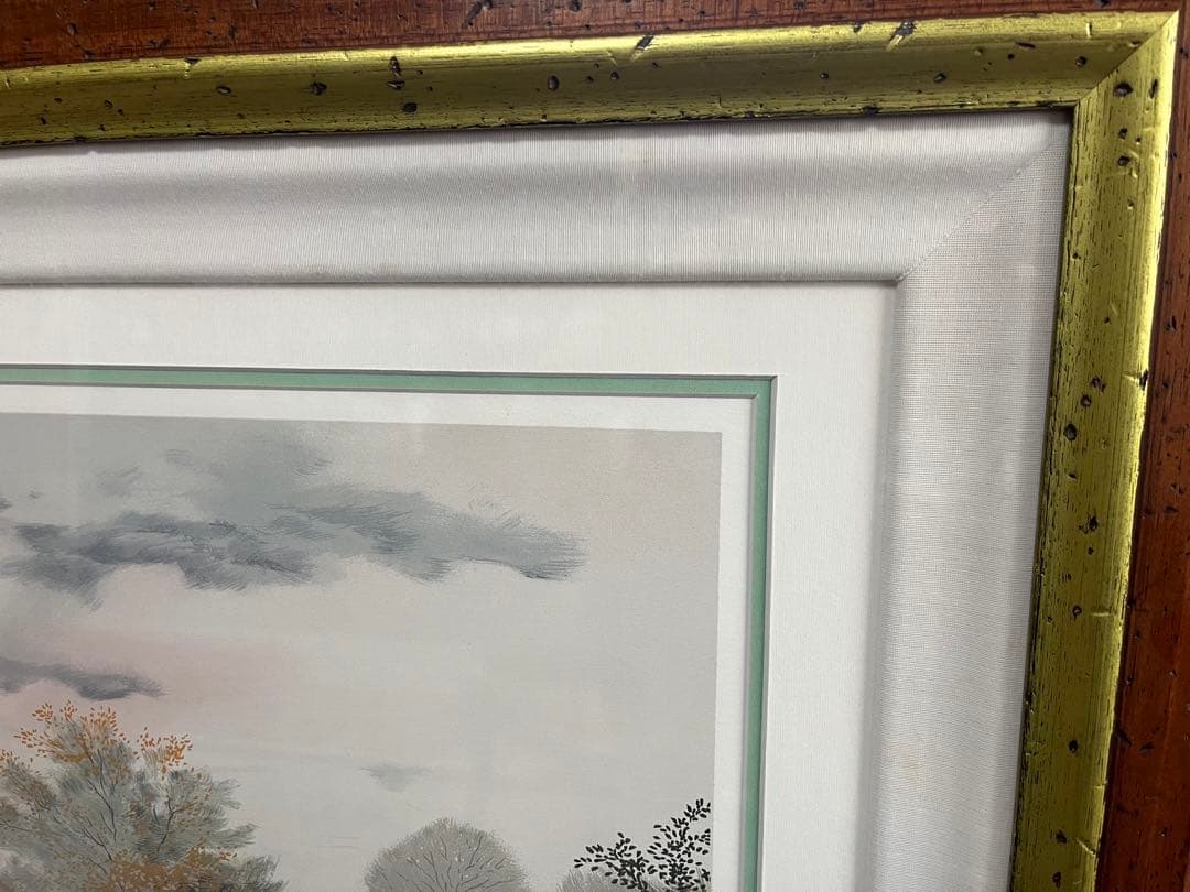 版画　ミッシェル・ドラクロワ　ゴルフ