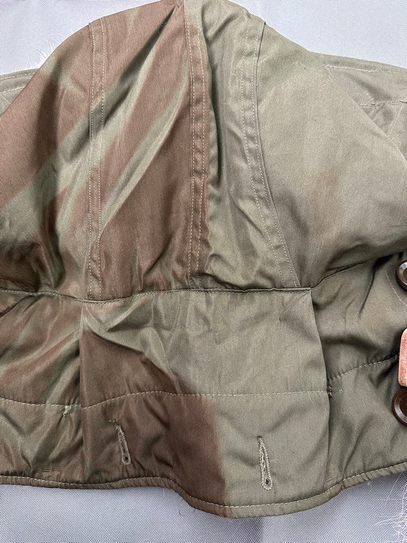 M-51 パーカー用フード　タグ赤　焼け