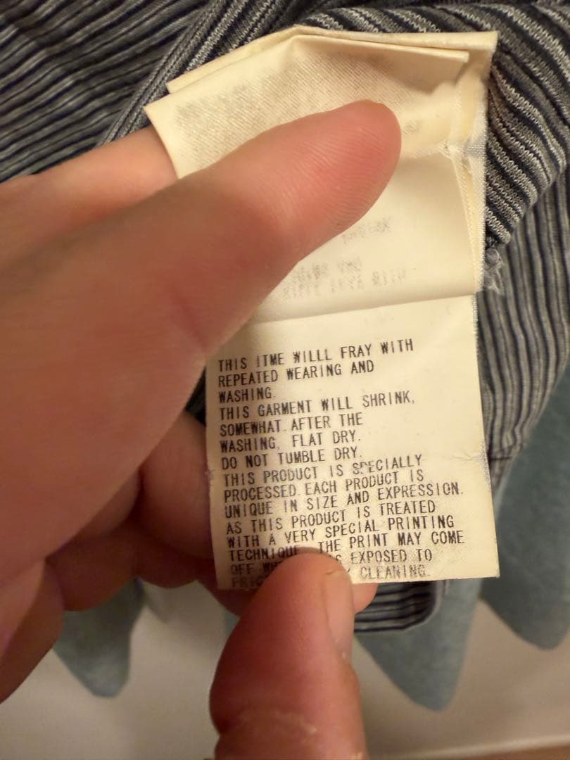 undercoverism 06ss T期フードドッキングシャツ KLAUS