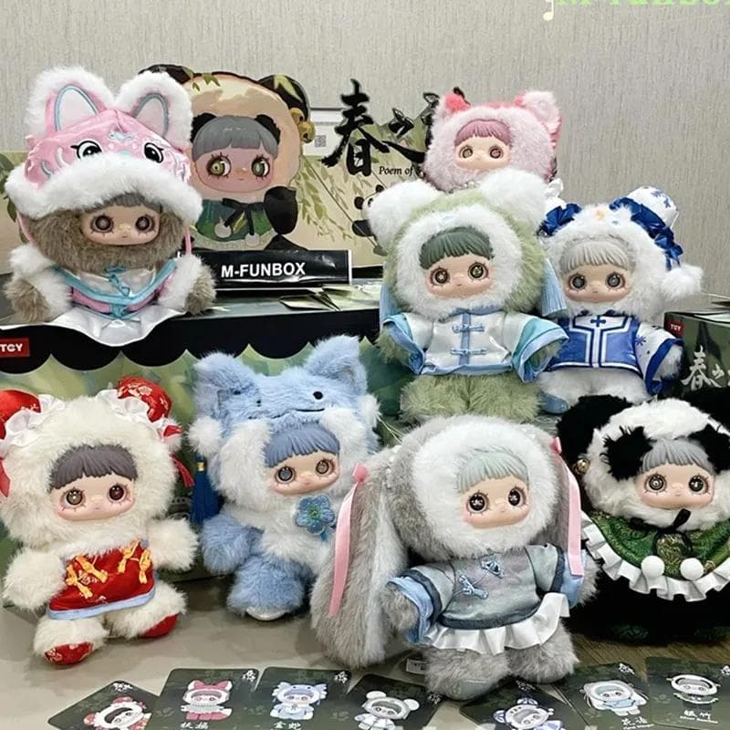 Maymei V3 春の詩、ぬいぐるみ ブラインドボックスセット 8個入り