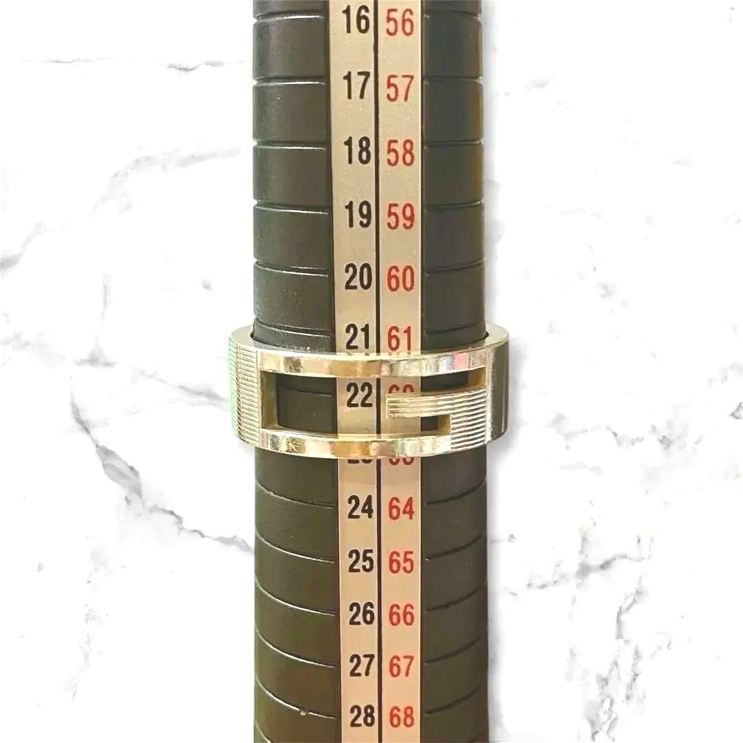 ◆GUCCI グッチ ブランデッドG リングSV925 指輪 22号