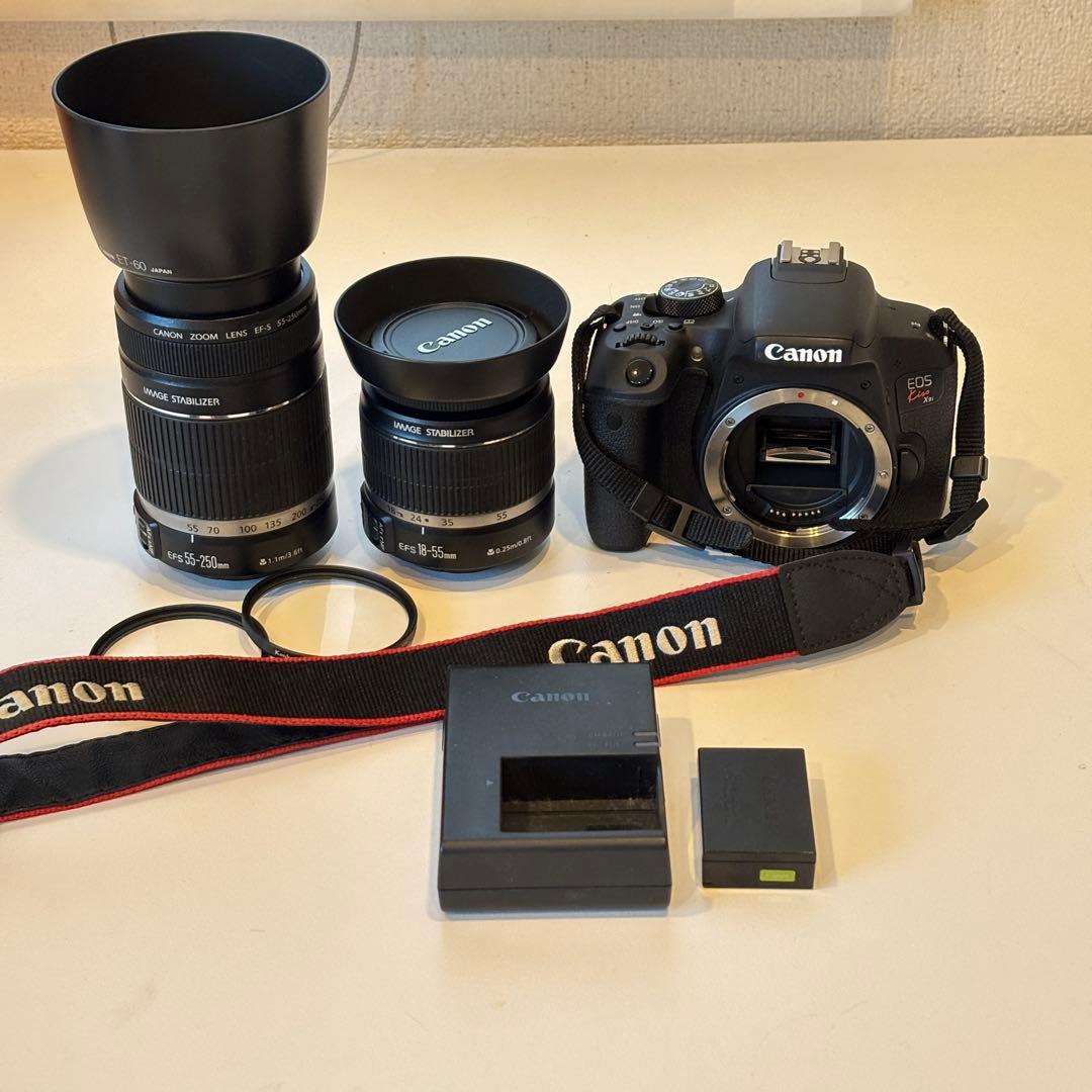 Canon EOS kiss x9i 標準&望遠ダブルレンズセット