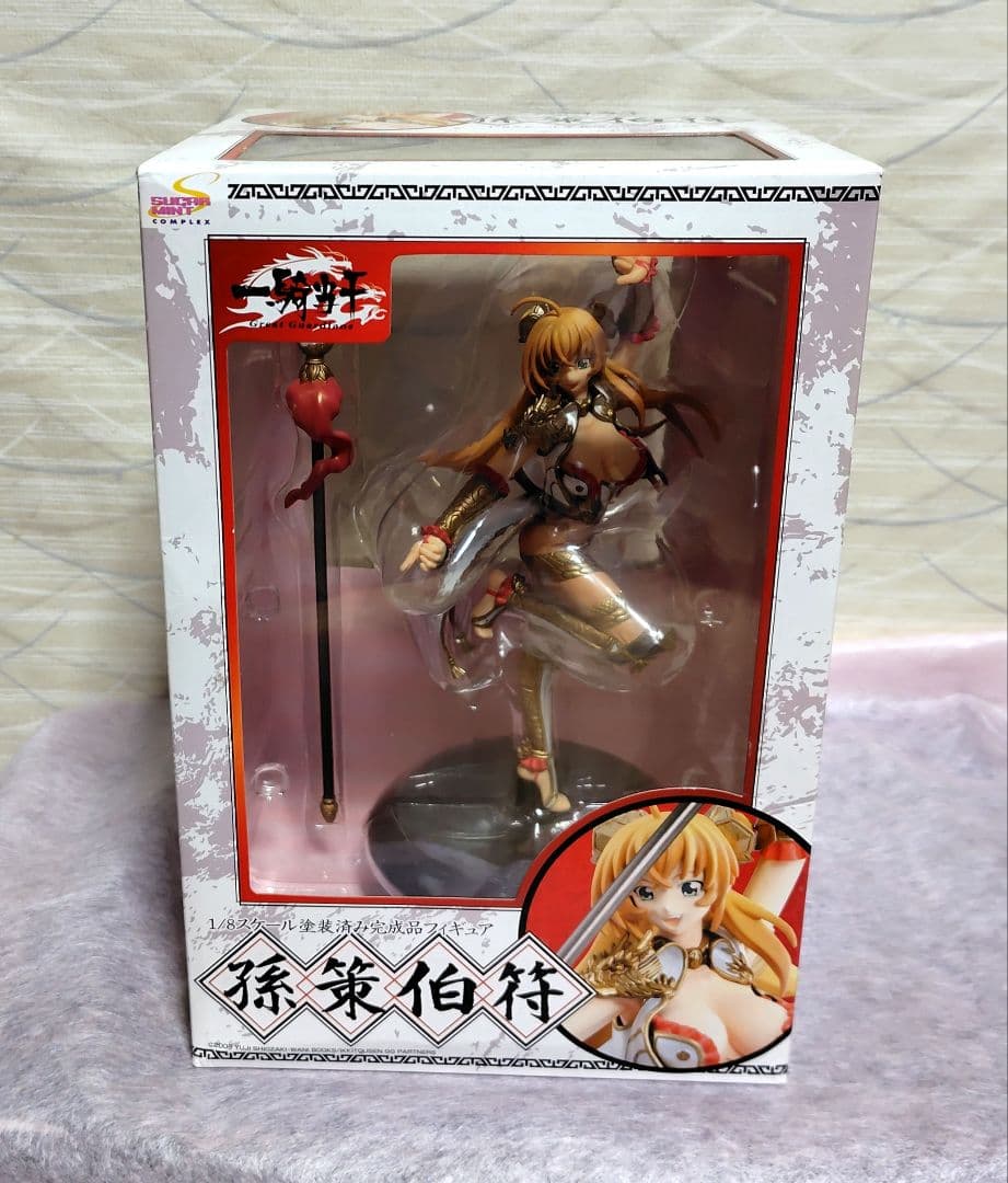 一騎当千孫策伯符1/8スケール塗装済 完成品フィギュア　未開封品