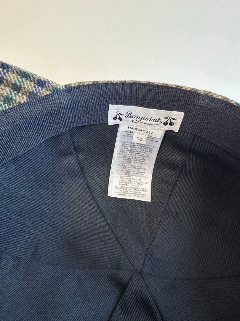 【ポンポワン bonpoint】キッズ cap 帽子 T4サイズ