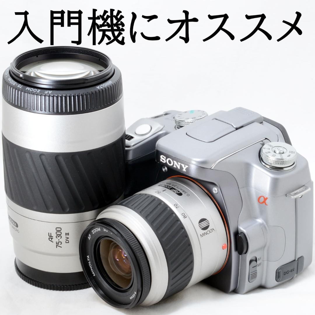⭐️美品⭐️SONY ソニー α100 300mmダブルズームセット シルバー
