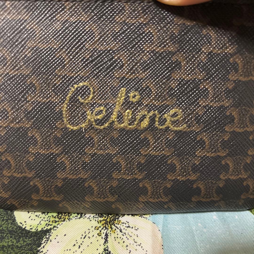 CELINE セリーヌ　トリオンフ　カードポーチ　キーフック付