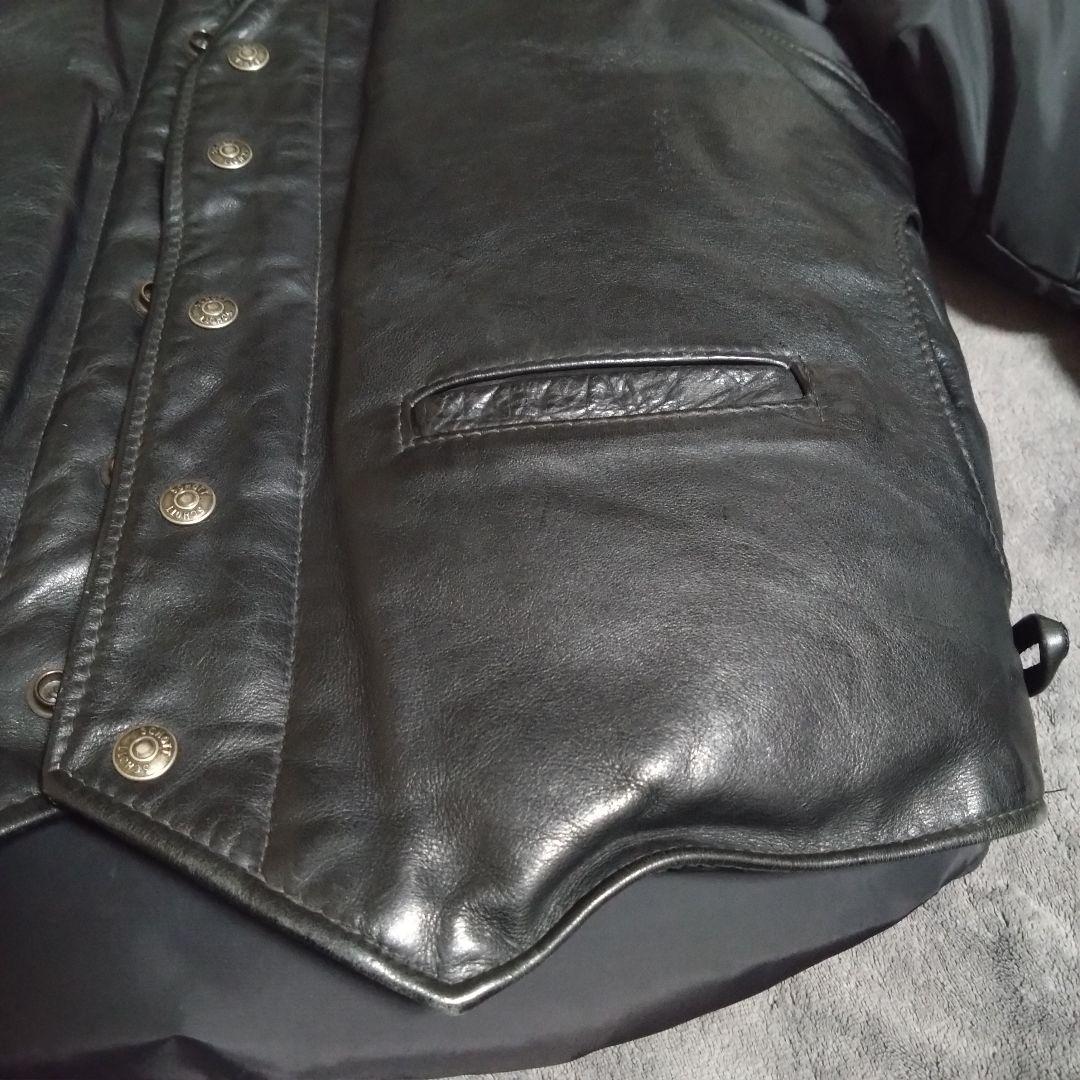 Osa Schott レザー×ダウン 2WAY ジャケット サイズ40