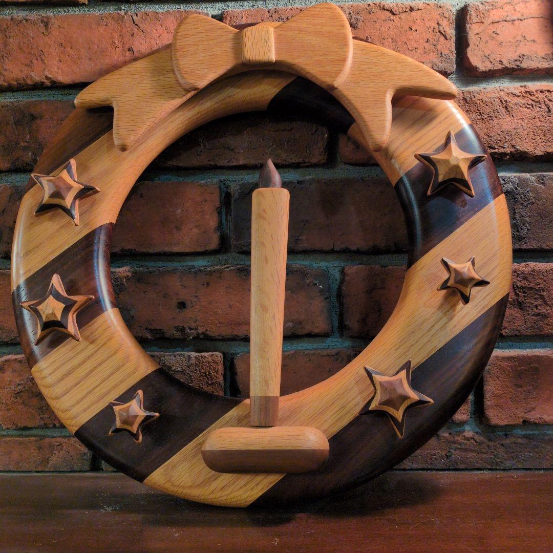 164クラフトバンの木のリ一ス