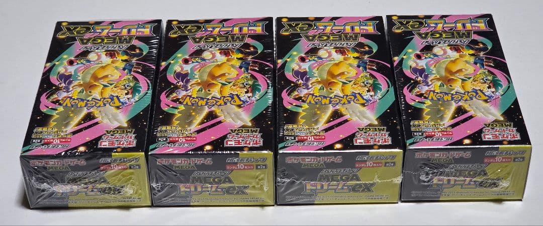 MEGAドリームex 4BOX メガブレイブ・シンフォニア 各1BOX セット