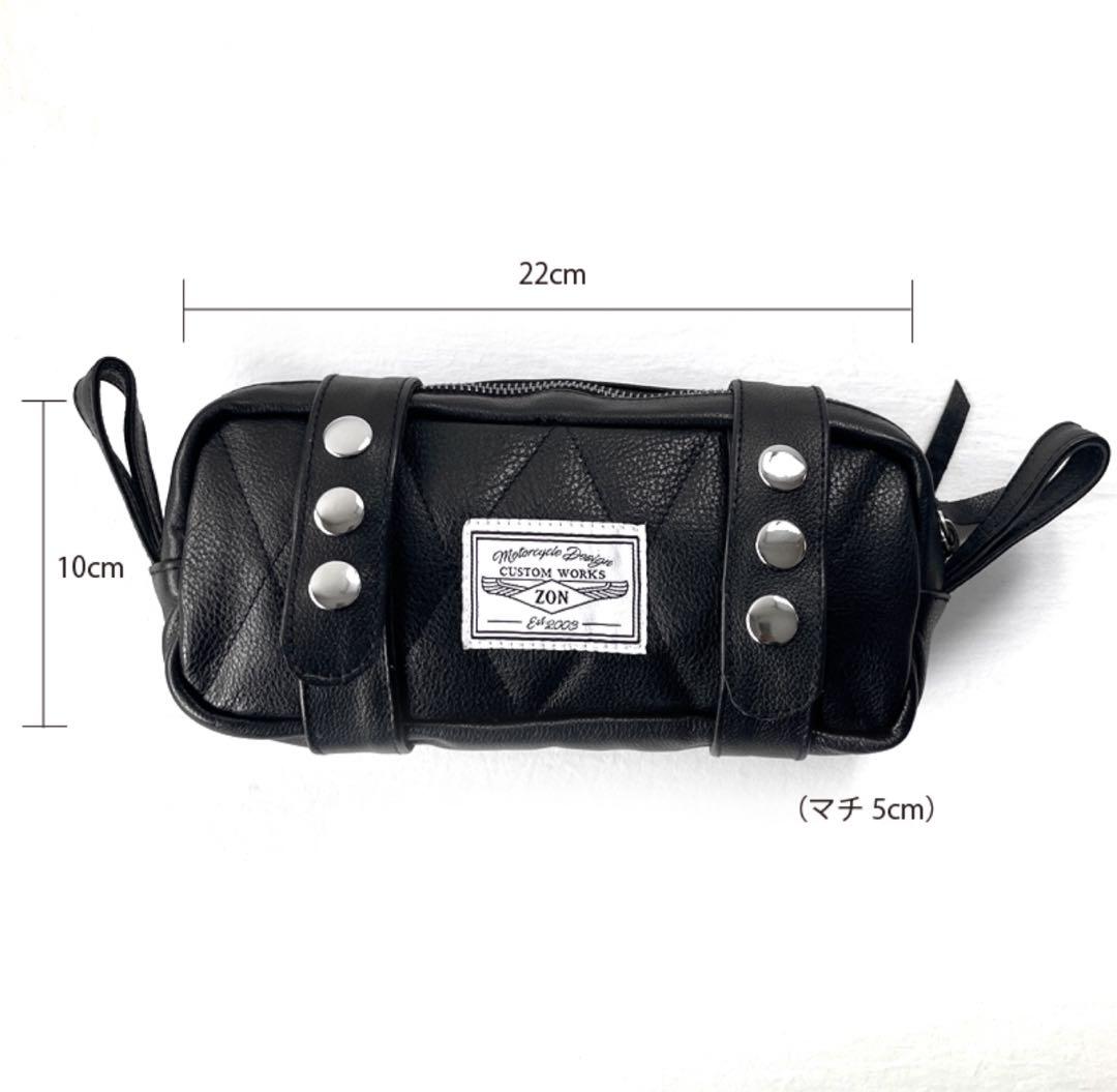 ZON レザー ツールバッグ ポーチ ハーレーダビッドソン バイカー