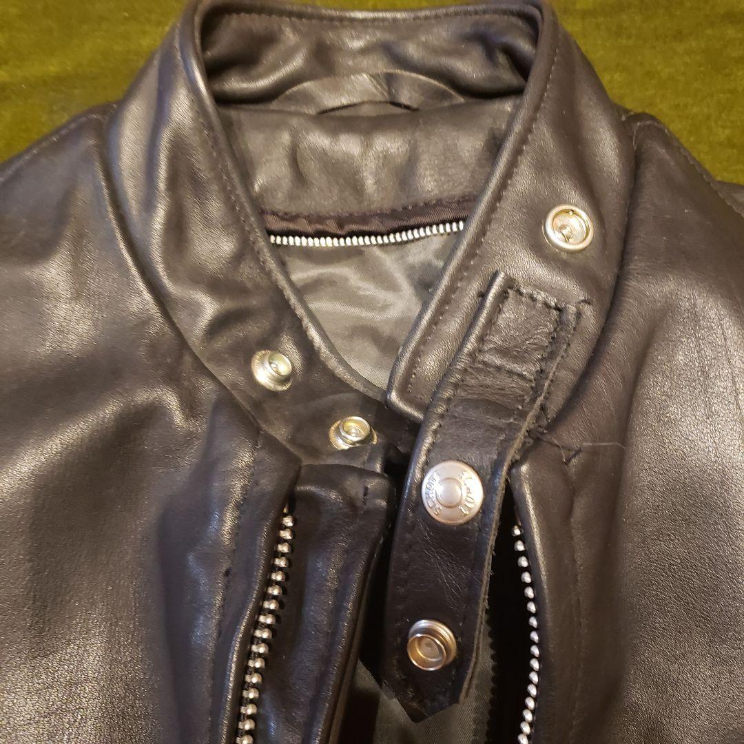 Schott ブラック レザー ジャケット