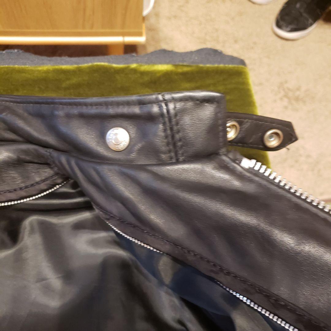 Schott ブラック レザー ジャケット
