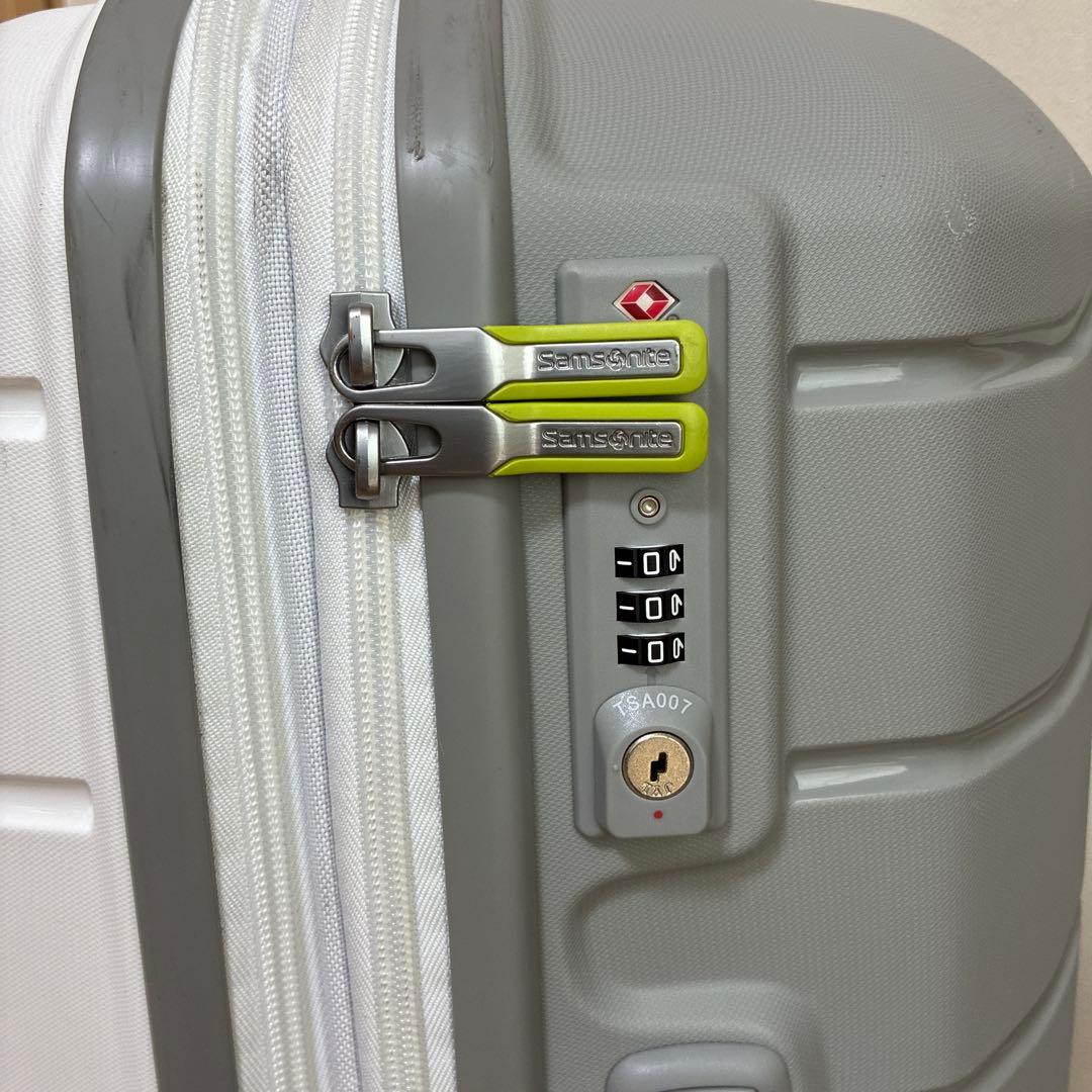 バッグ Samsonite Freeform 24 SPINNER WHITE GREY