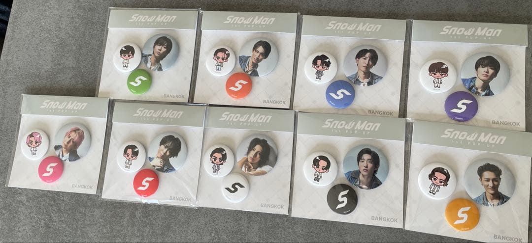  Man タイ　バンコク限定　全セット　ポップアップ スノーマンおまけ付