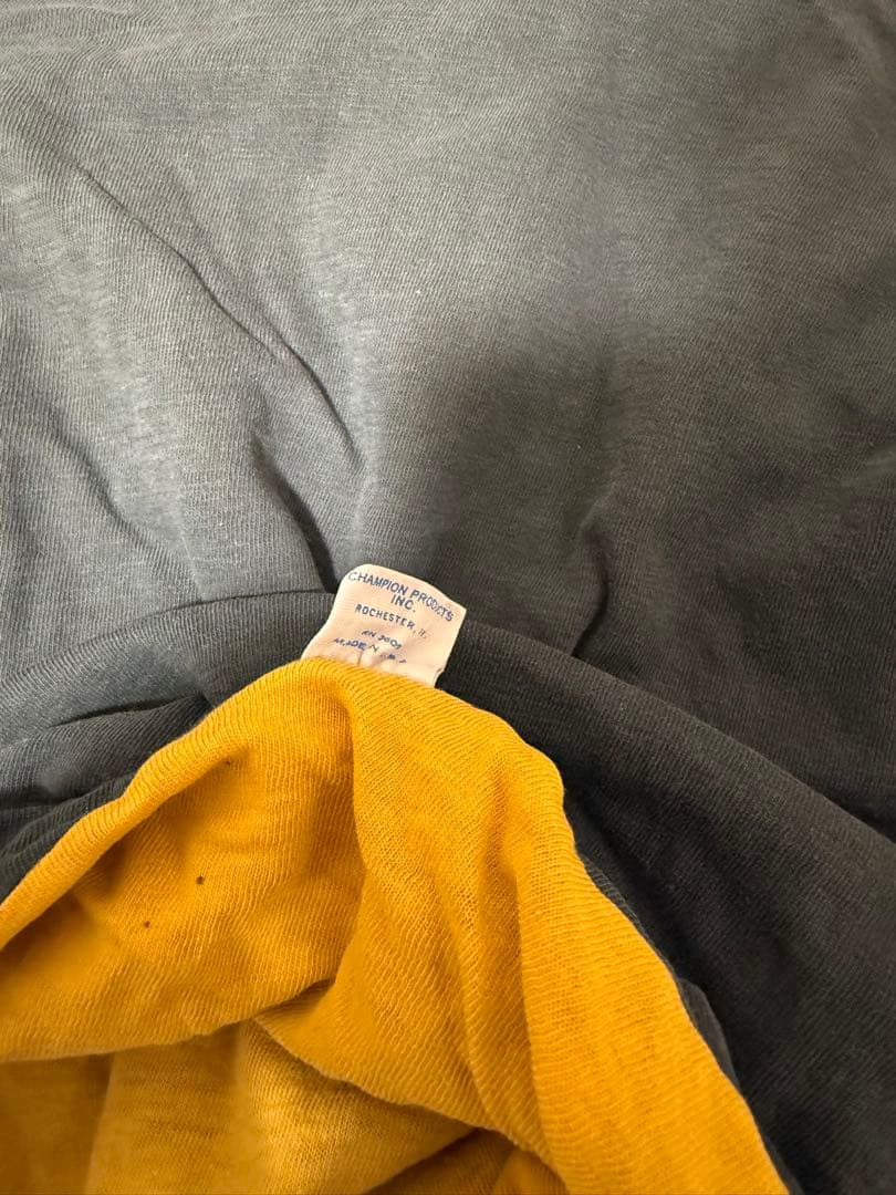 トップス Champion double face printtee