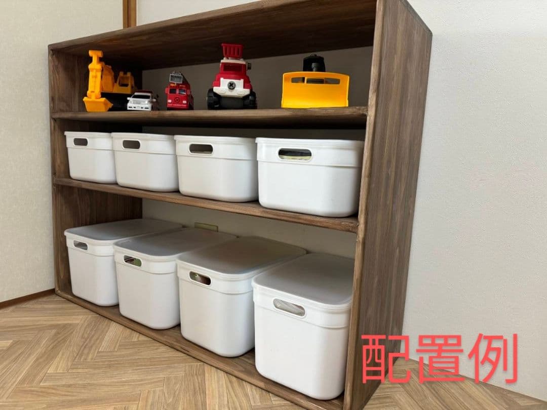 chacyページ　おもちゃ棚　保育家具　ハンドメイド　送料無料