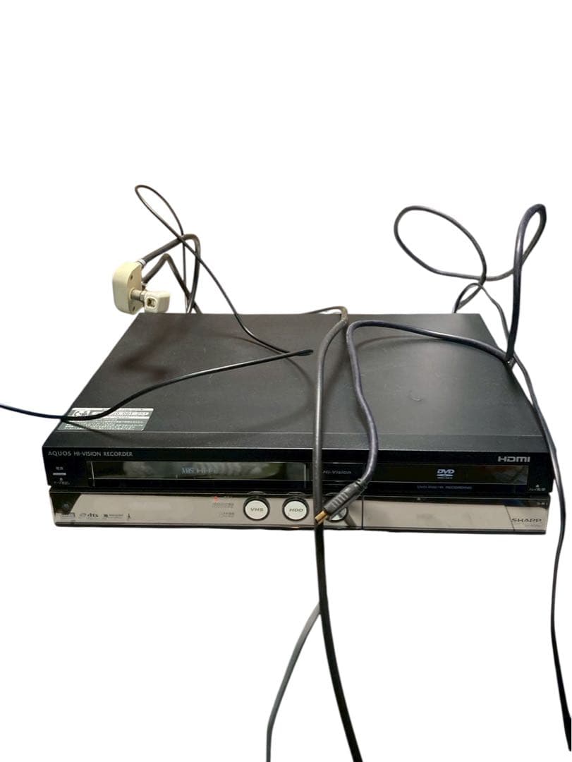 動作品シャープ HDD/DVD/VHS一体型レコーダー DV-ACV52