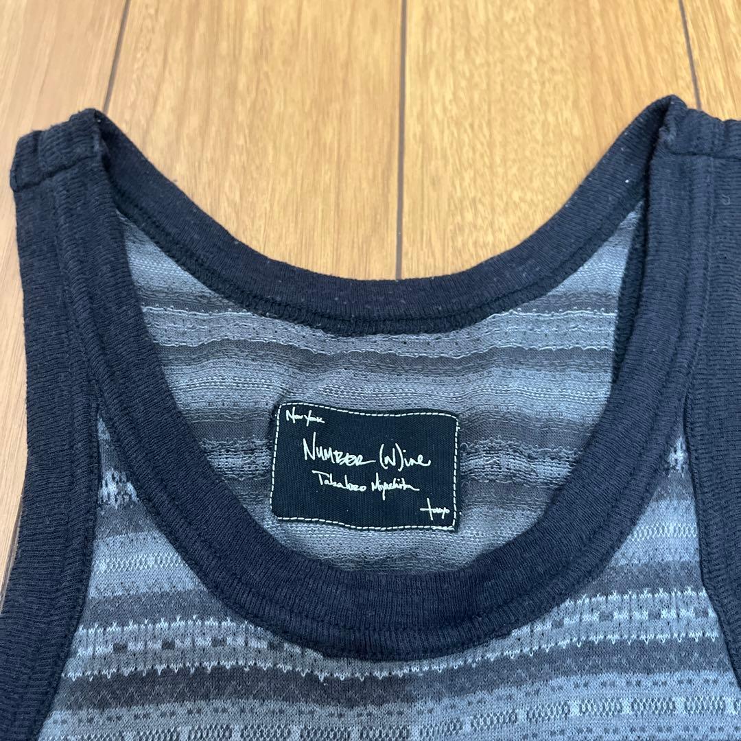 Number (N) ine タンクトップ グレー