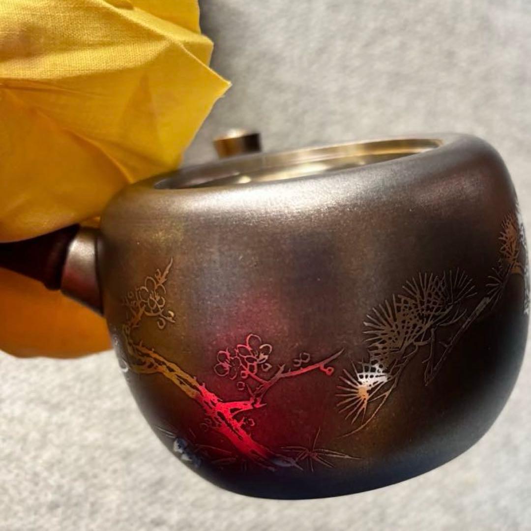 錫器 急須＆茶壺 桐箱付き 未使用品 後藤銅器店