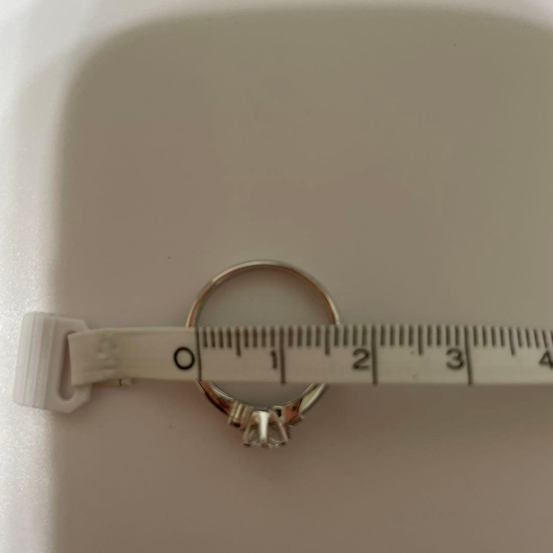 ダイヤリング0.308カラット　エンゲージリング婚約指輪　鑑定書付き