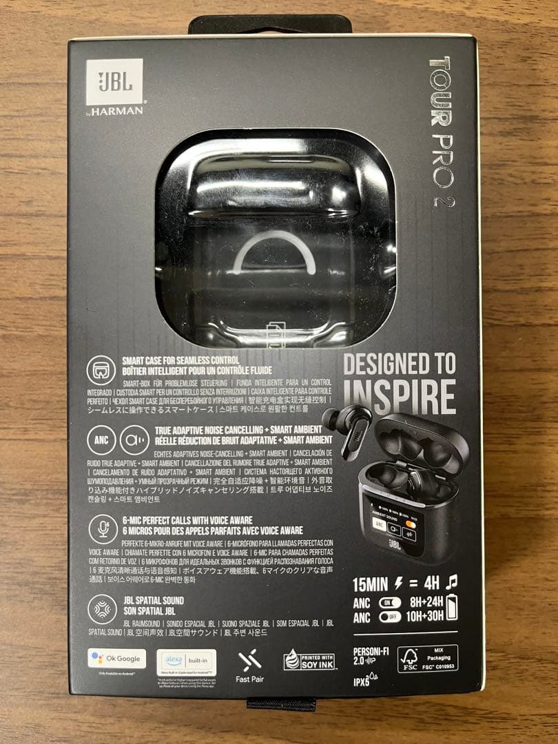 JBL ワイヤレスイヤホン 充電ケース付き ブラック　右耳のみ　箱あり