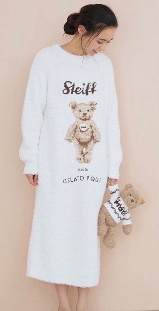 【新品タグ付】gelatopique　Steiff　ジェラートピケ　ワンピース