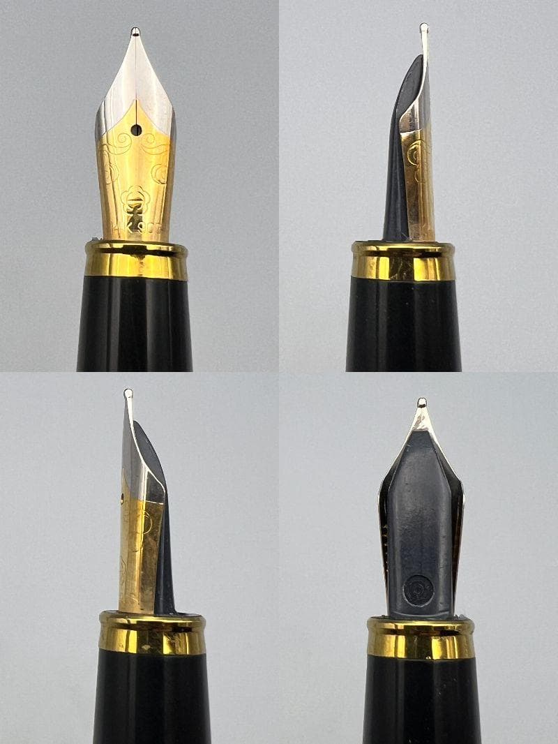 高級セルロイドの魅力！滑らかな質感！ 老舗ブランド 稀少14K 万年筆 英雄