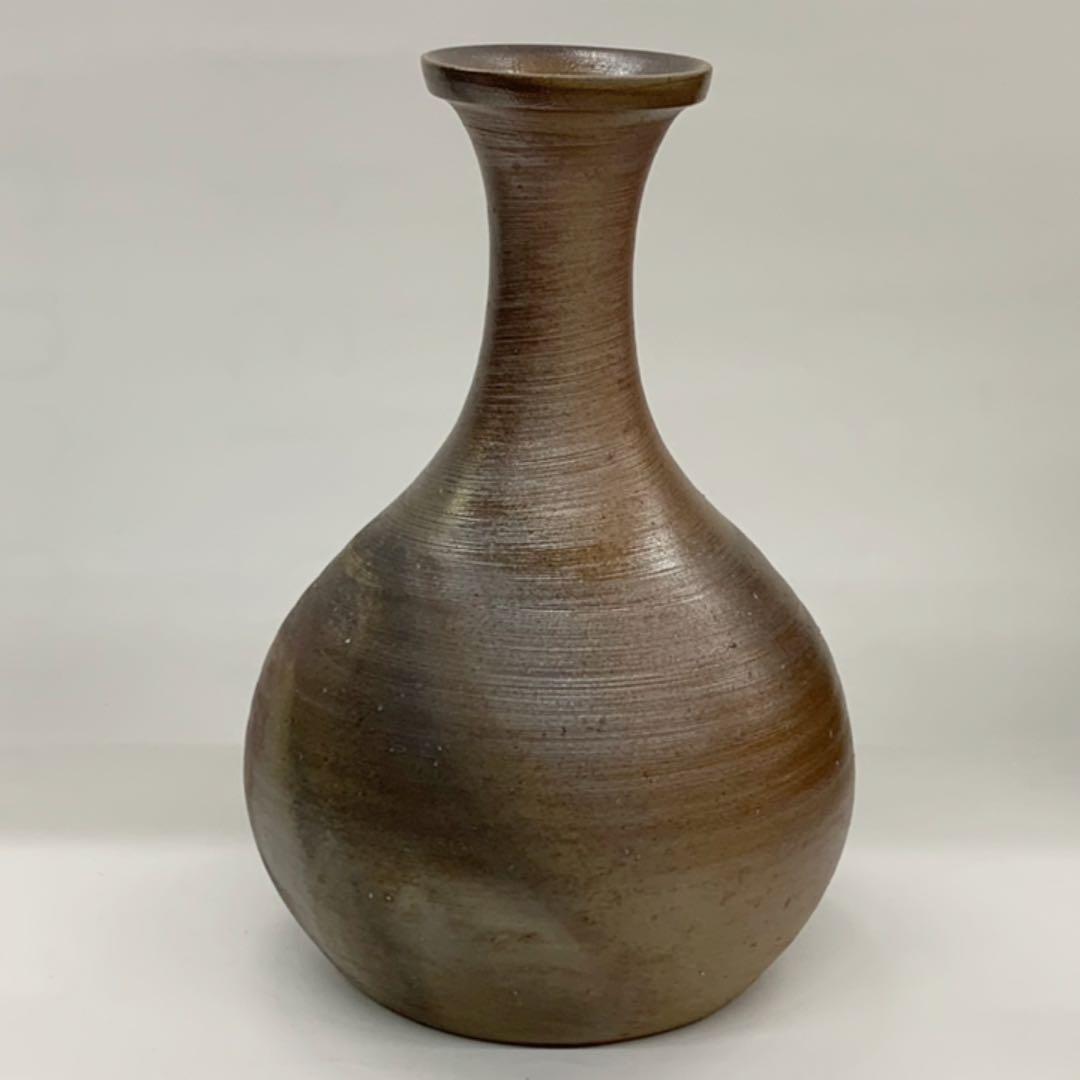 【花入3】備前3    柴岡秀泉　　高さ22㎝