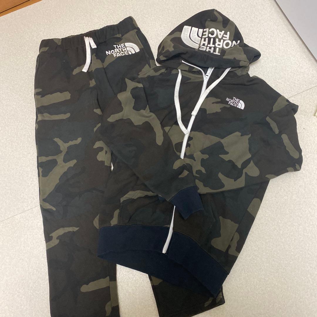 プ*)様 THE NORTH FACE 迷彩パーカー＆パンツセット
