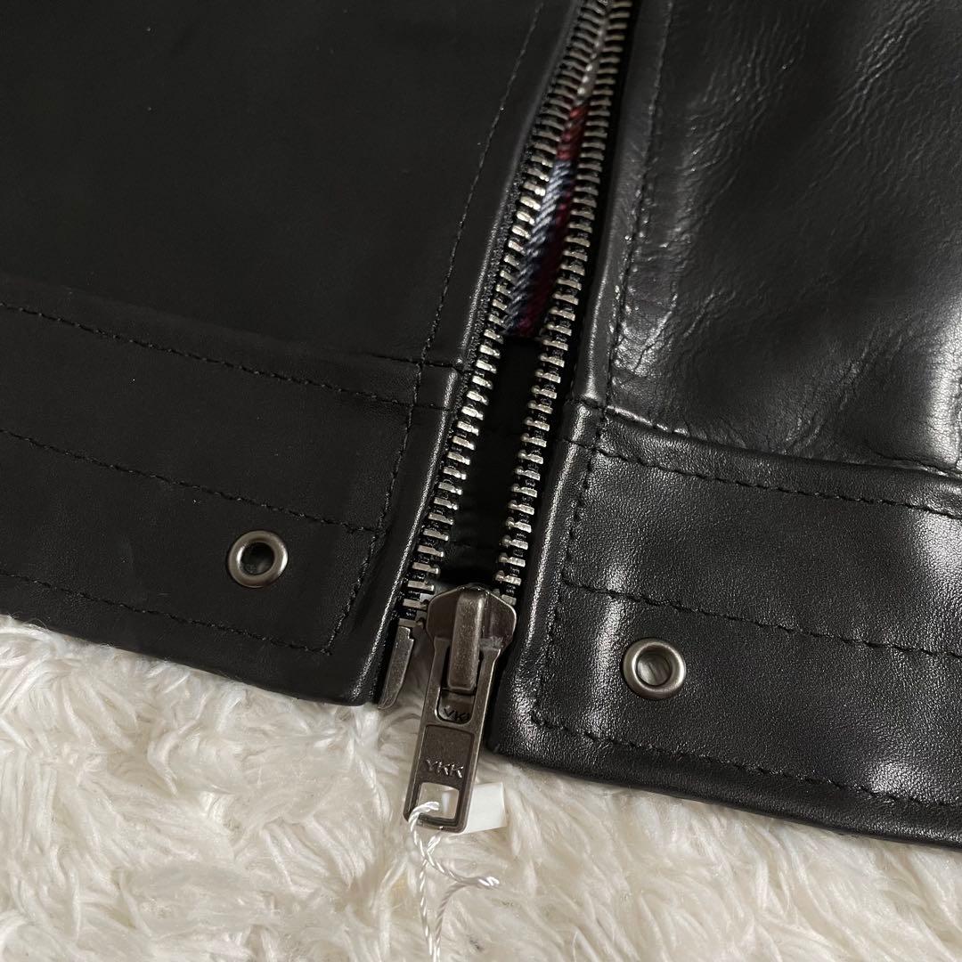 未使用 タグ付 Fortime レザージャケット 馬革 ホースハイド