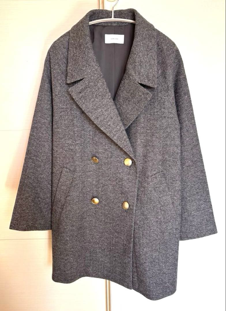 【11月11日までお値下げ中】【新品】軽やかストレッチ襟2WAYミドルコート