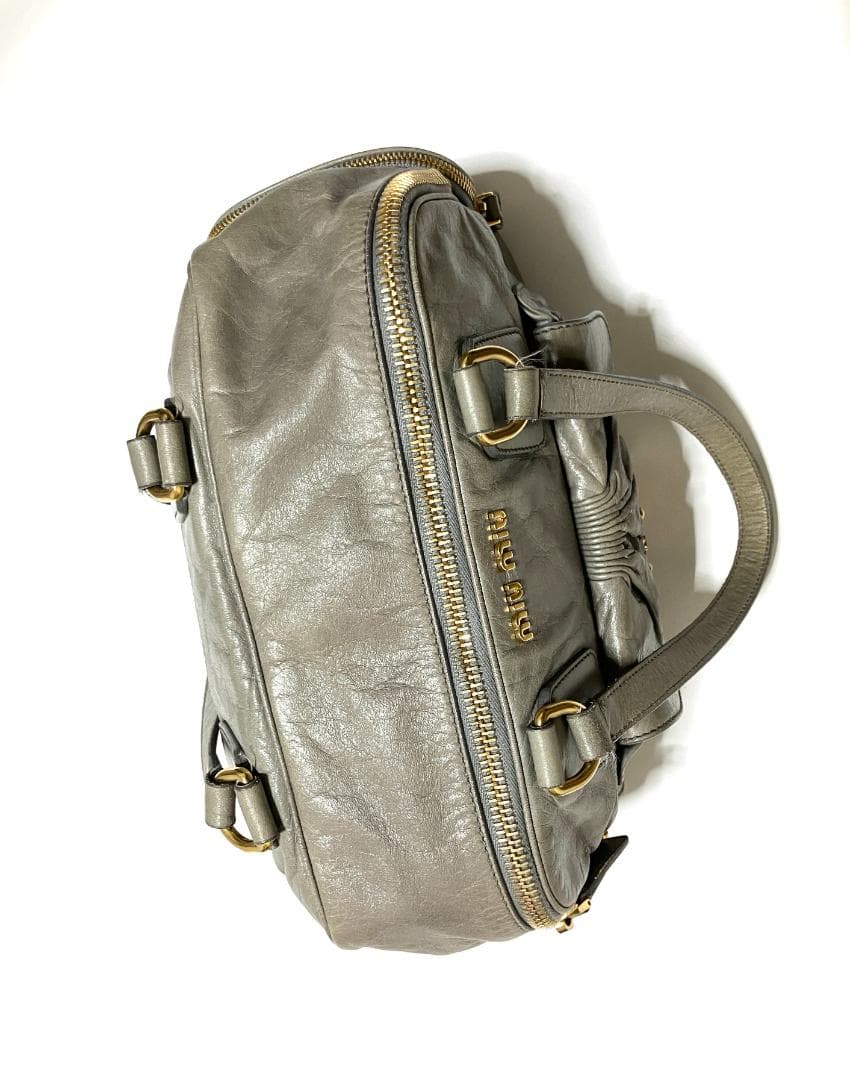 バッグ miu miu VITELLO Leather Bag BAULETTO