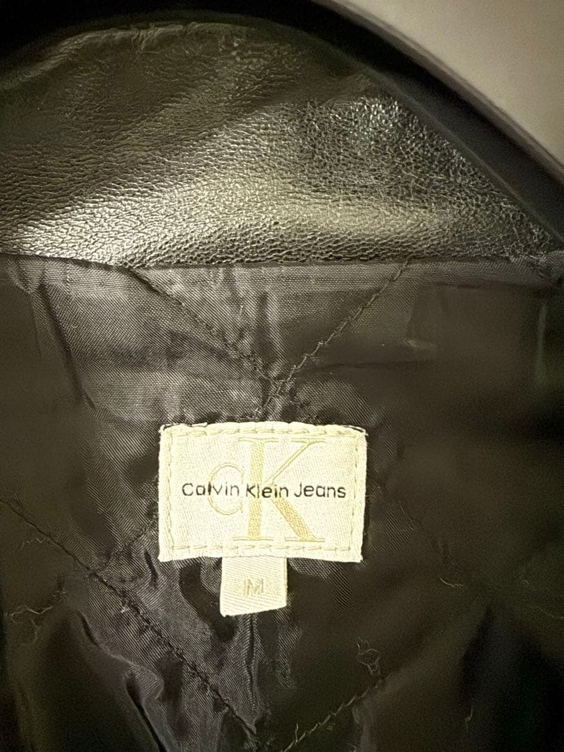   カルバンクライン シングル ライダース ジャケット