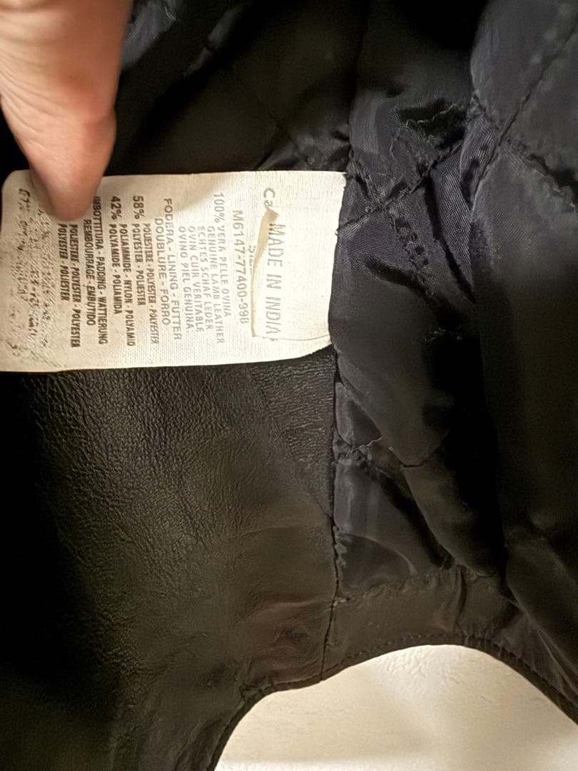   カルバンクライン シングル ライダース ジャケット