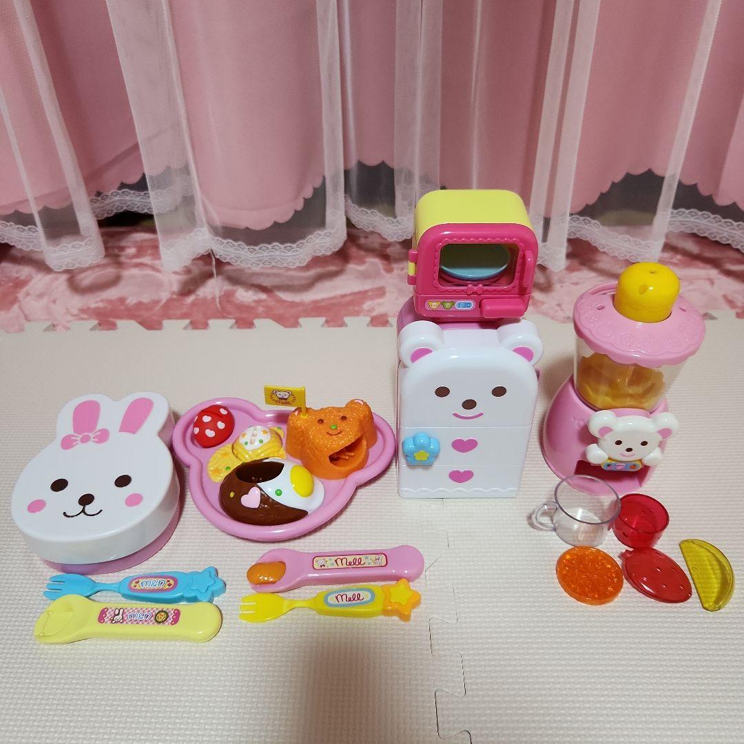 メルちゃん　冷蔵庫　ミキサー　ランチプレート　お弁当