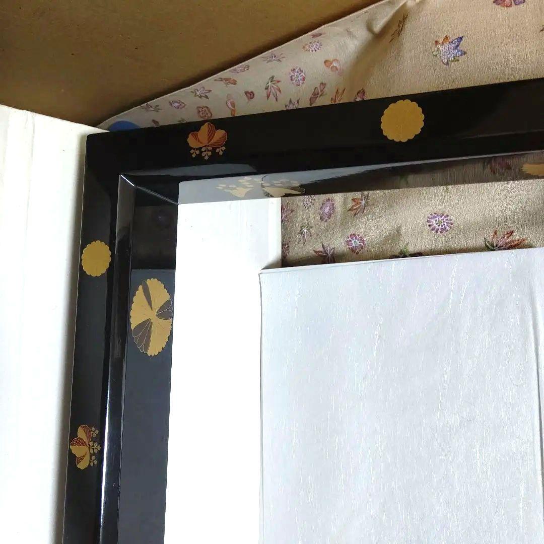 炉縁、真塗、高台寺蒔絵、ひち28番