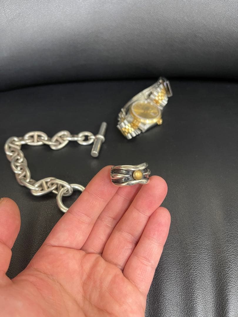 ヴィンテージ シルバー925 リング 21号 80年代 インディアンジュエリー