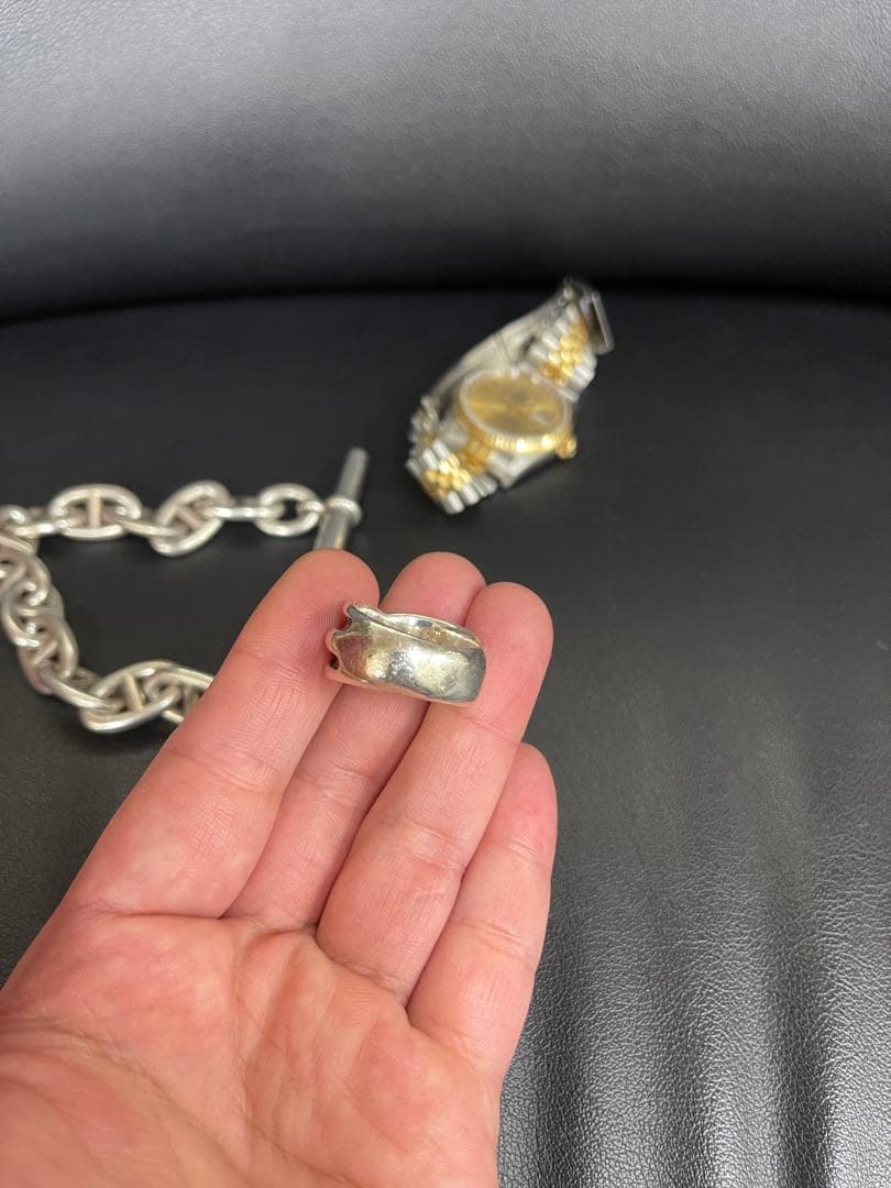 ヴィンテージ シルバー925 リング 21号 80年代 インディアンジュエリー