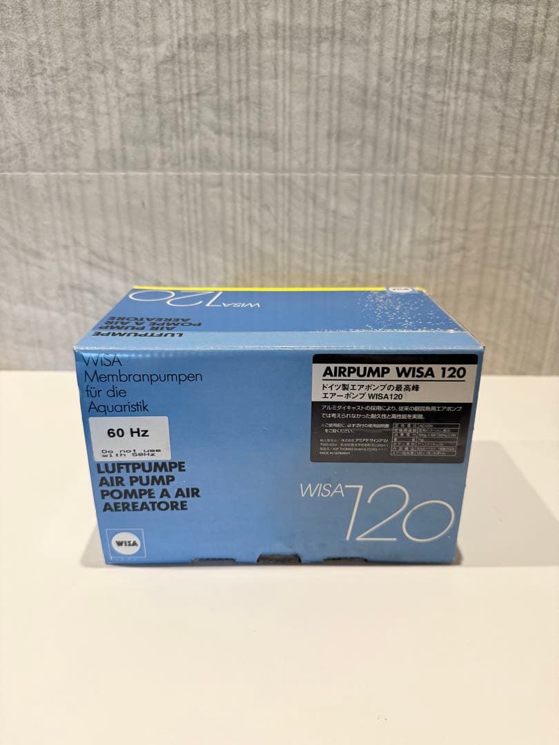 【希少廃盤品】ADA WISA120 エアーポンプ60Hz【新品未開封】
