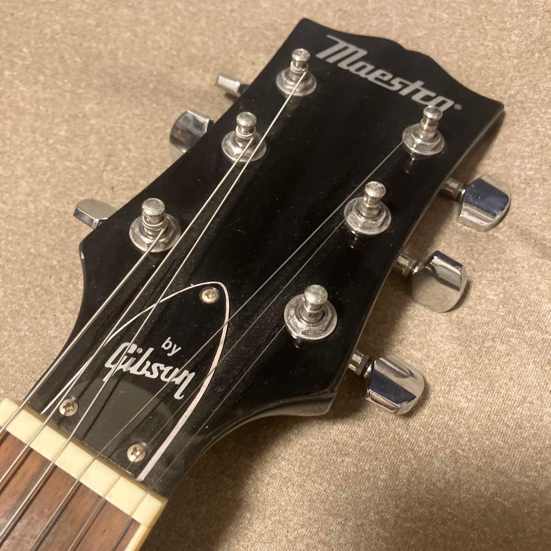 【Maestro by Gibson】レスポールスタンダード Transblue