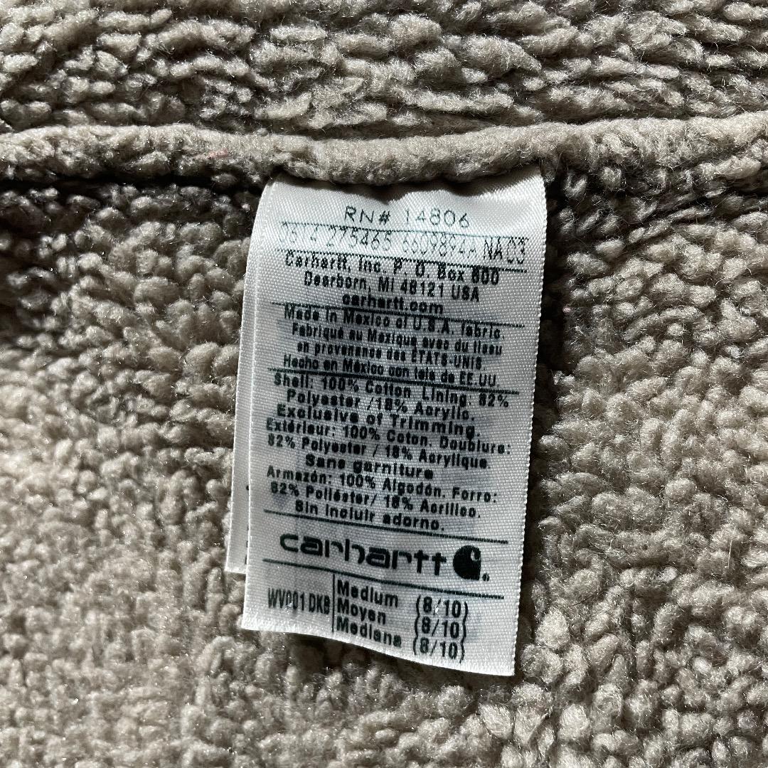 00s メキシコ製USA生地 ブラウン カーハート ベスト ダックM
