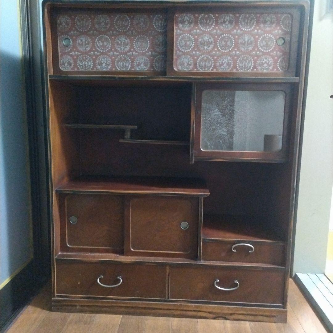 希少！古民家家具　レトロ水屋箪笥
