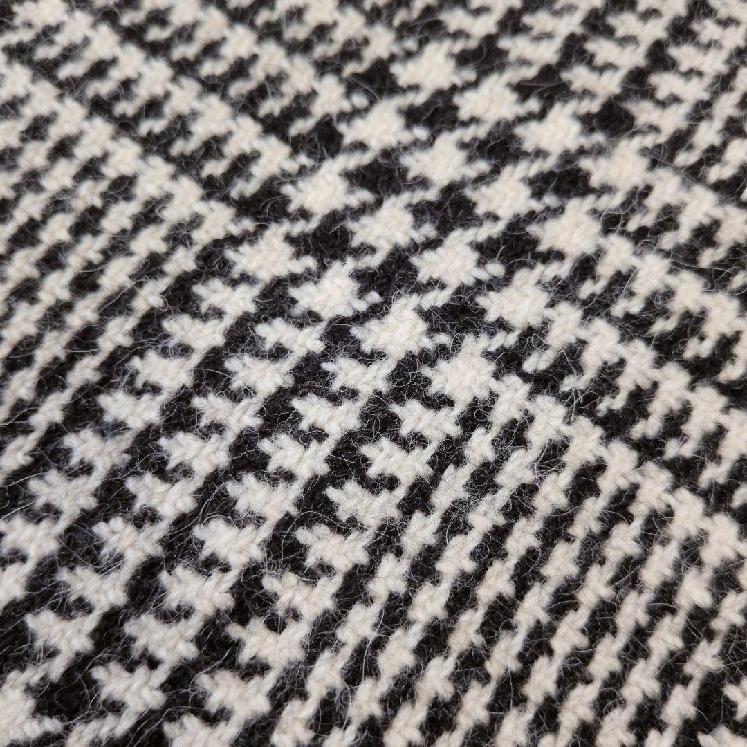 HERNO ヘルノ チェスターコート ツイード ダブル チェック柄 F