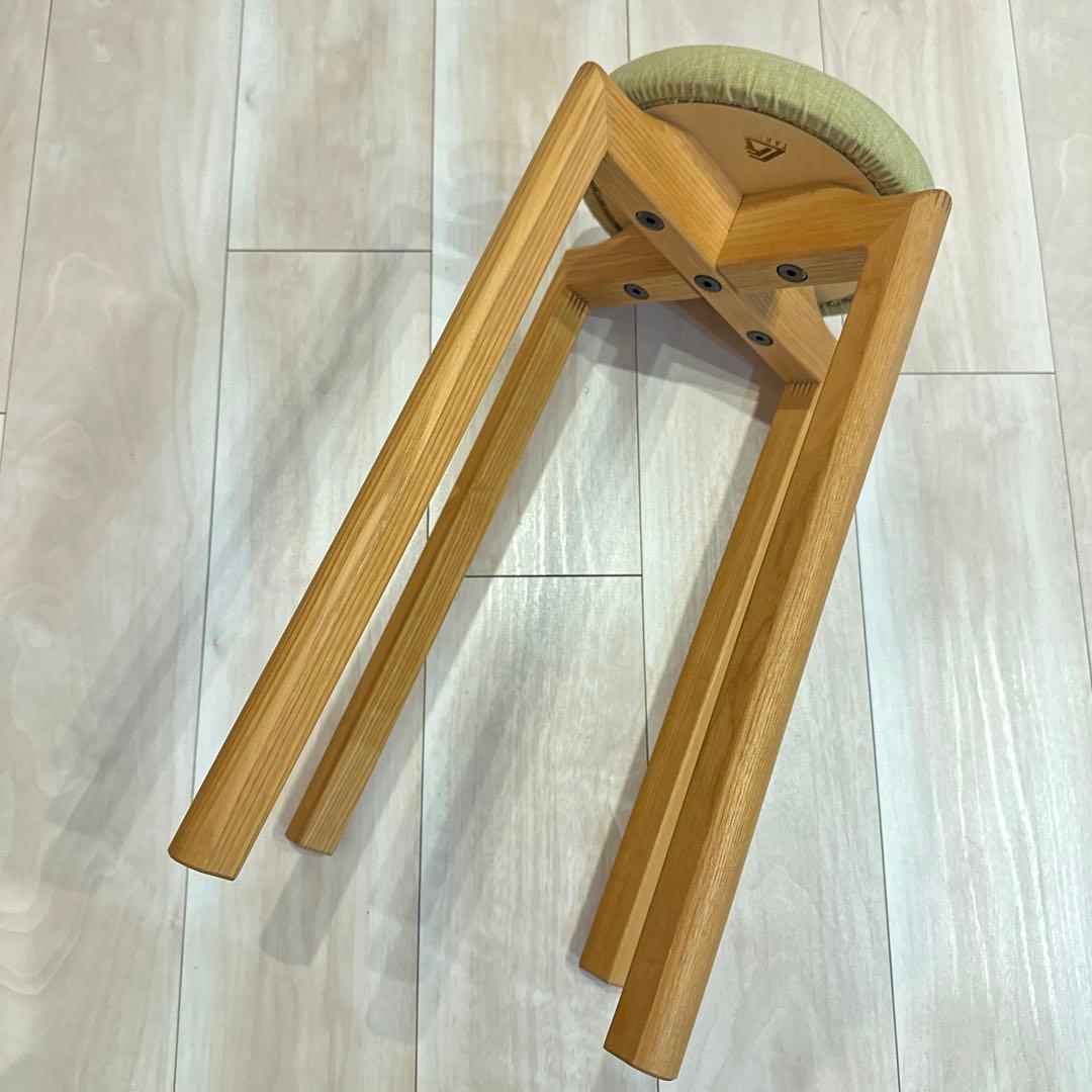 美品★匠工芸 TAKUMI アクタスコラボ　マッシュルームスツール 高さ43cm