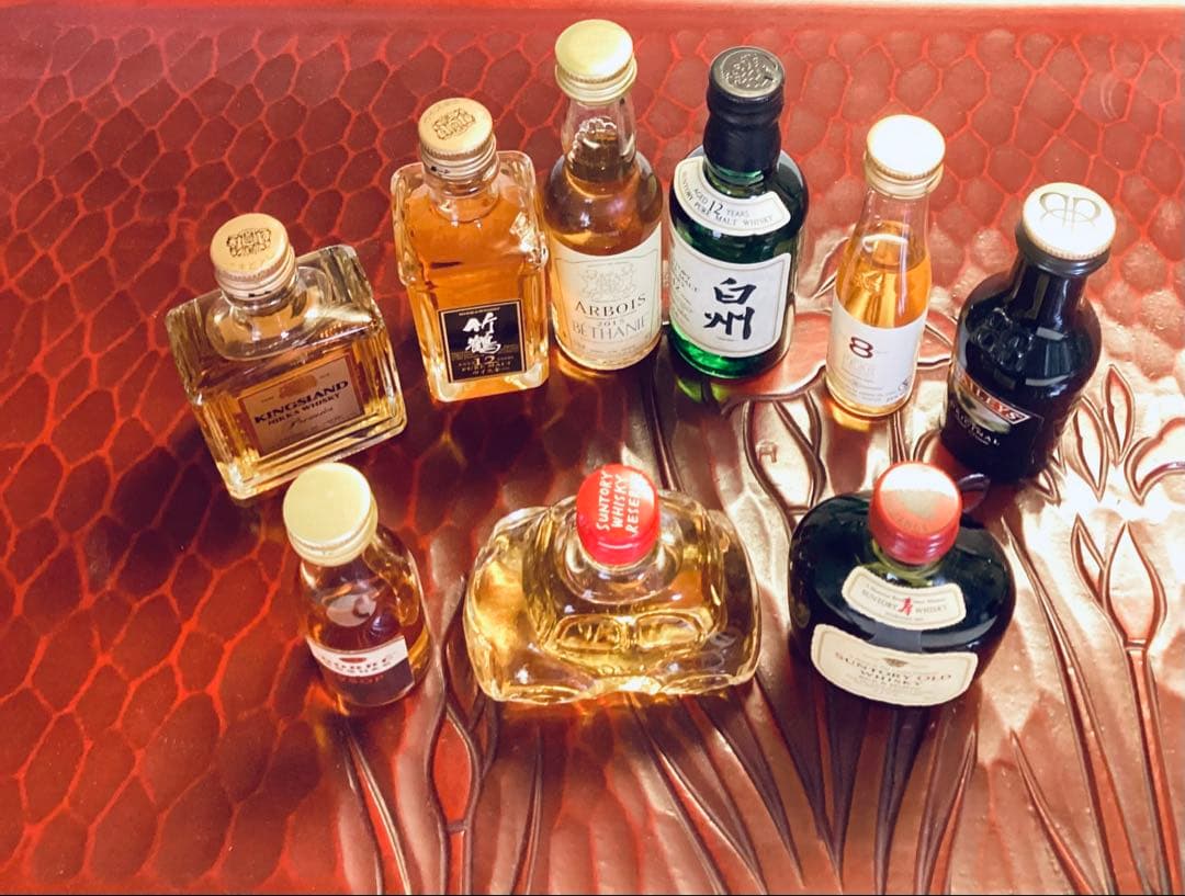 ウイスキー 白州12年等ミニボトル セット