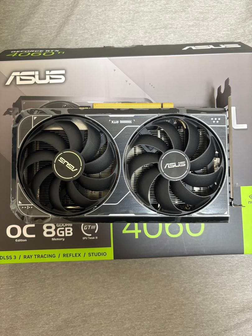 ASUS GeForce RTX 4060 Ti OC 8GB 中古美品