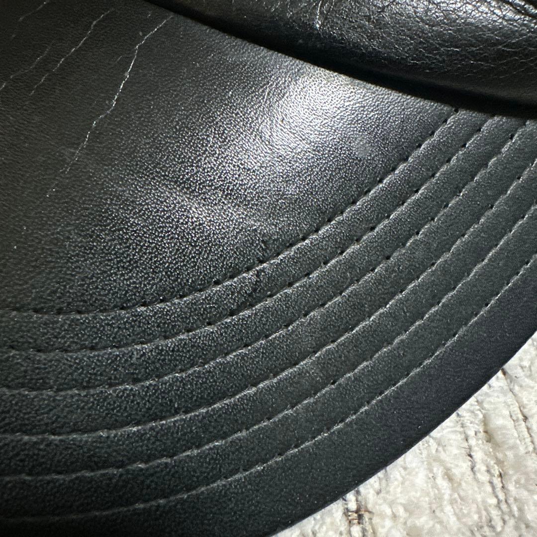 KIJIMA TAKAYUKI レザー　キャップ　6パネル