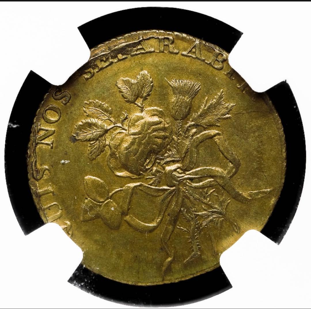 TOP POP⁉️1761年 ジョージ3世　戴冠式銅メダル