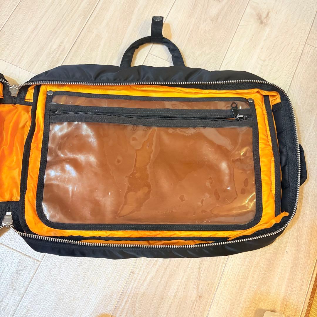 PORTER ポータータンカー ブリーフケースリュック黒ナイロン A4・PC