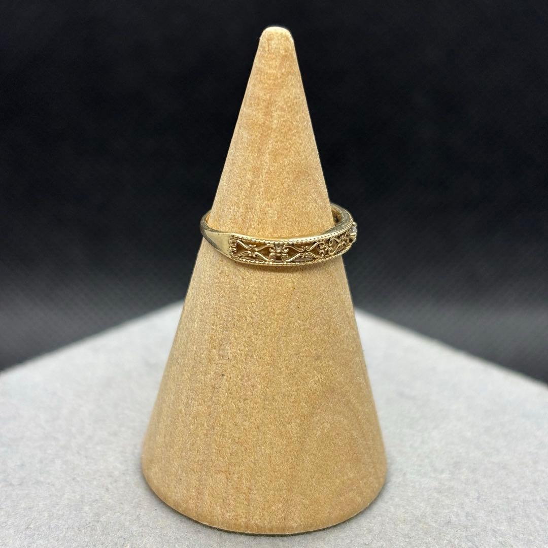 即決 K10 ゴールド リング 指輪 5号